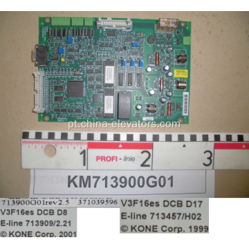 KM713900G01 V3F16 Placa de controle de acionamento para elevadores Kone